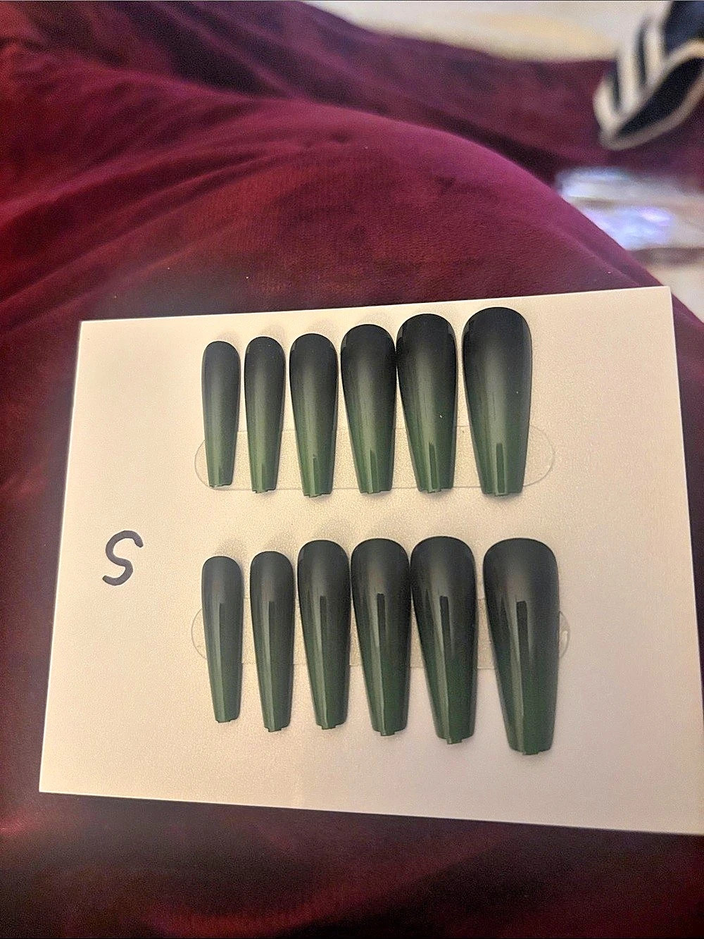 Black Press-On Nails Size Small